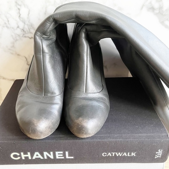 Camper Knee High Leather Boots with heel - Picture 12 of 16